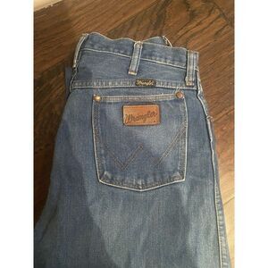 Vintage Made In USA Wrangler Blue Jeans Mens 30x35 Cowboy Western